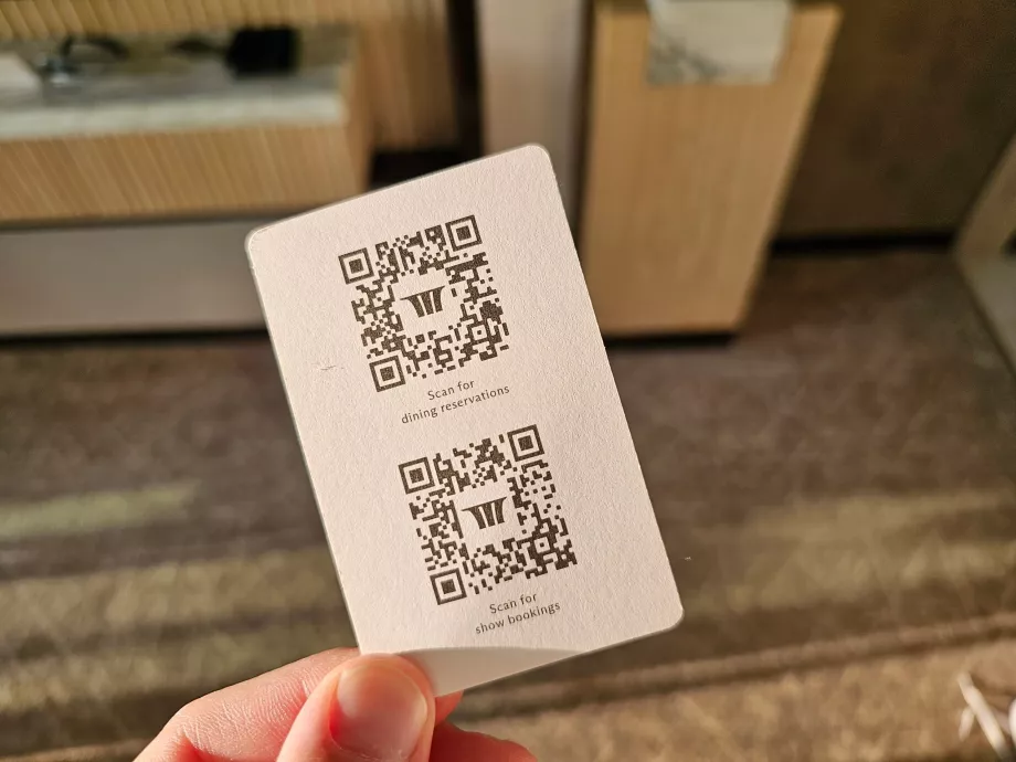 Kode QR untuk reservasi restoran di pusat perbelanjaan atau hotel MBS