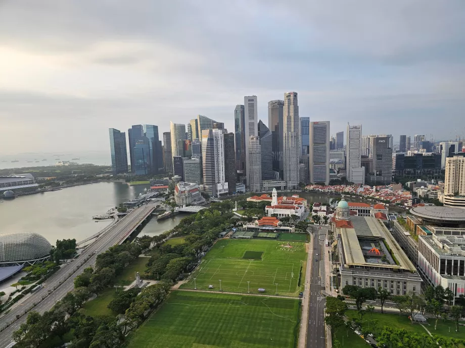 Pemandangan Pusat Kota dari kamar