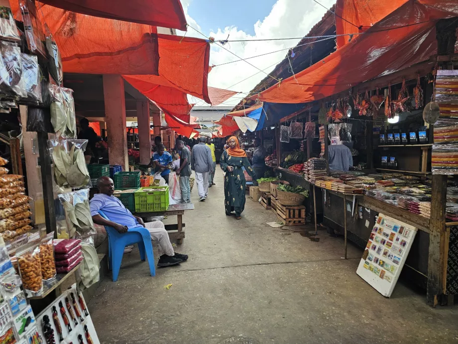 Pasar pusat, penjualan rempah-rempah