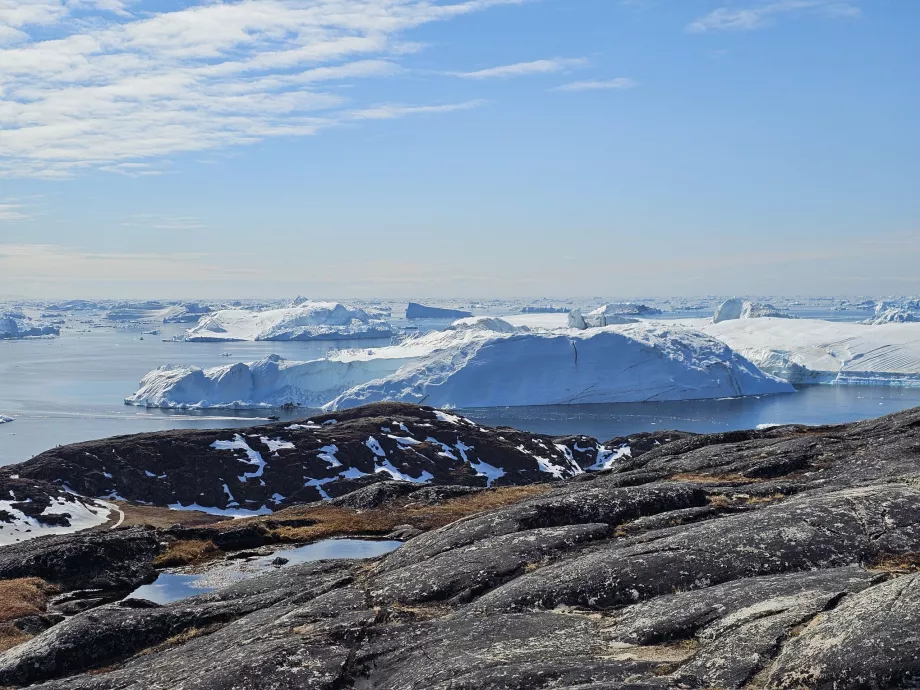 Icefiord, pemandangan dari rute kuning