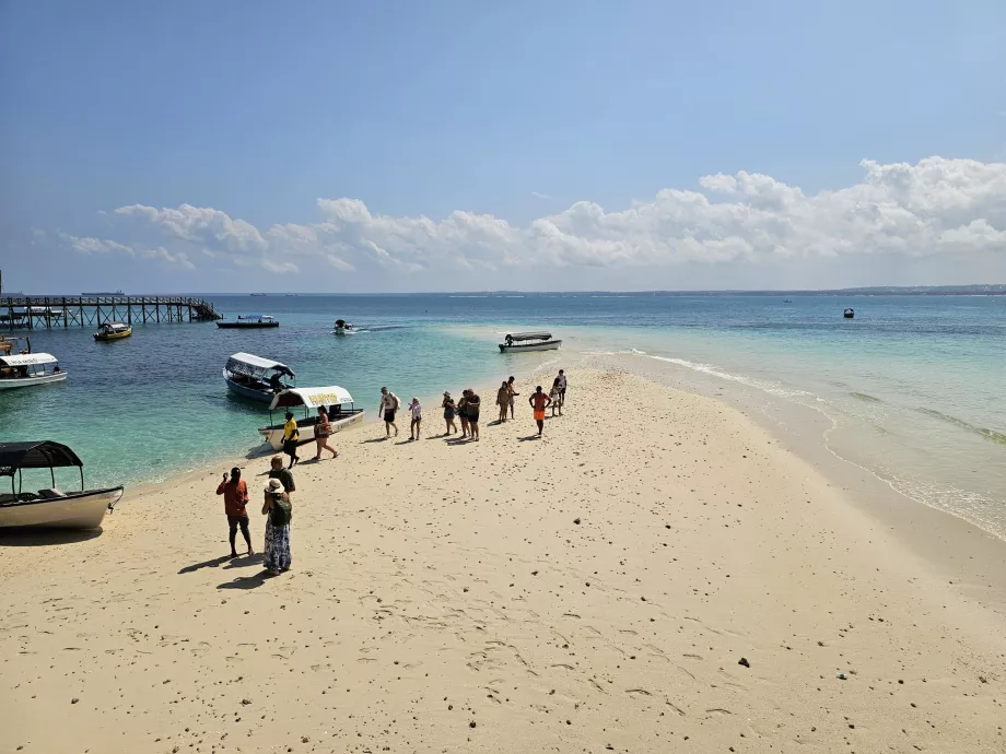 Pulau Penjara, pantai berpasir