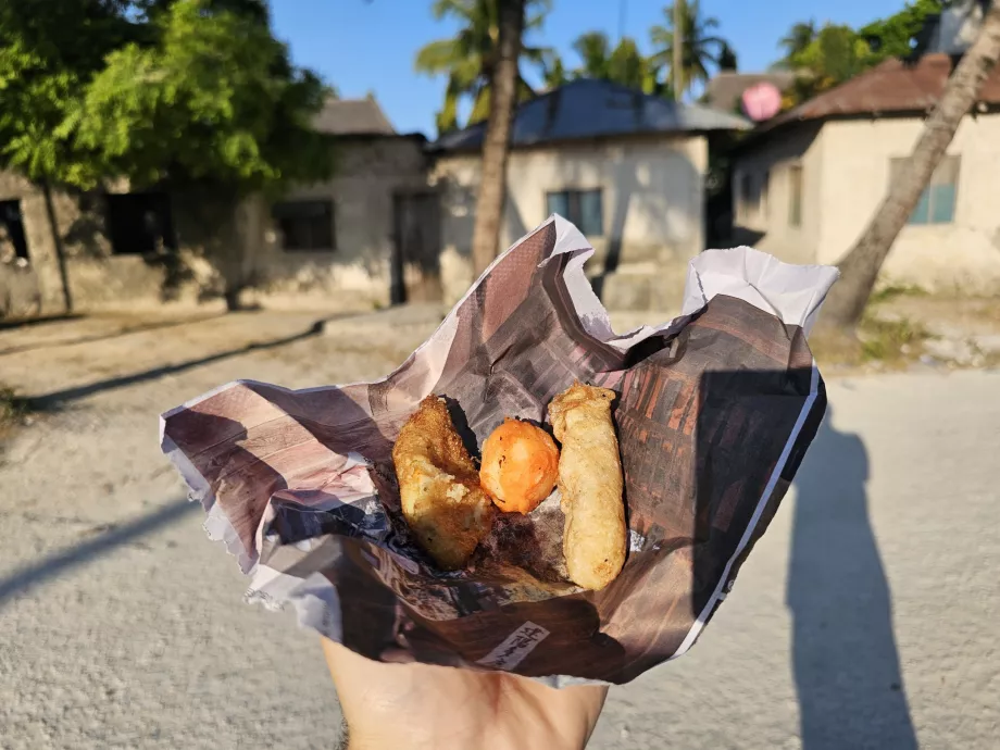Makanan ringan di Jambiani