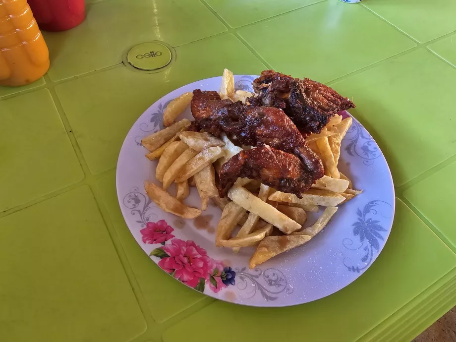 Makan malam saya di Jambiani