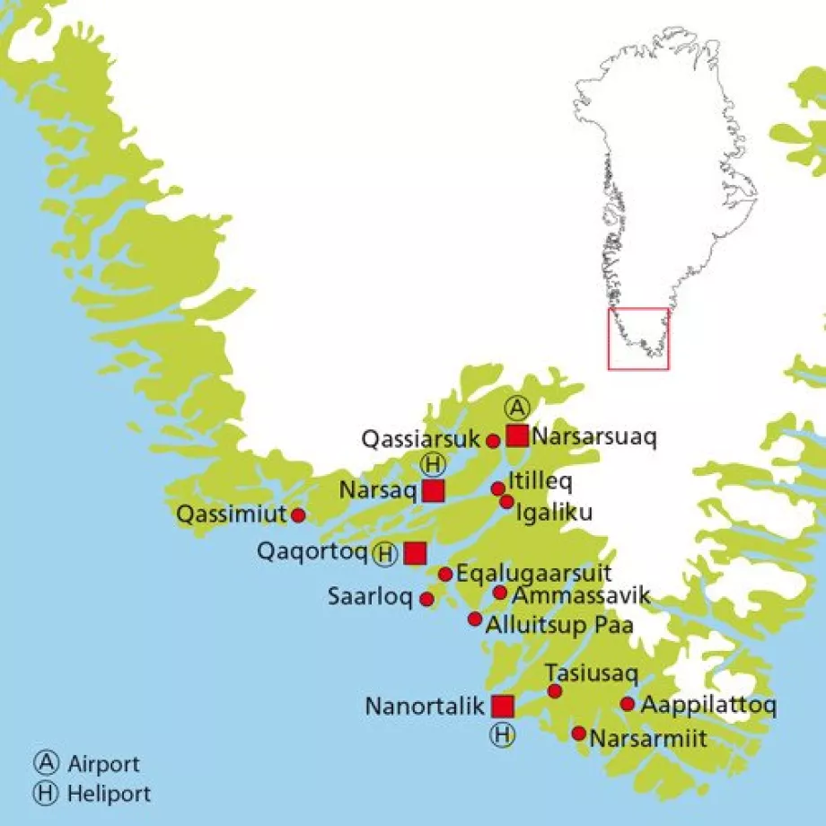 Jalur Disko, Greenland Selatan