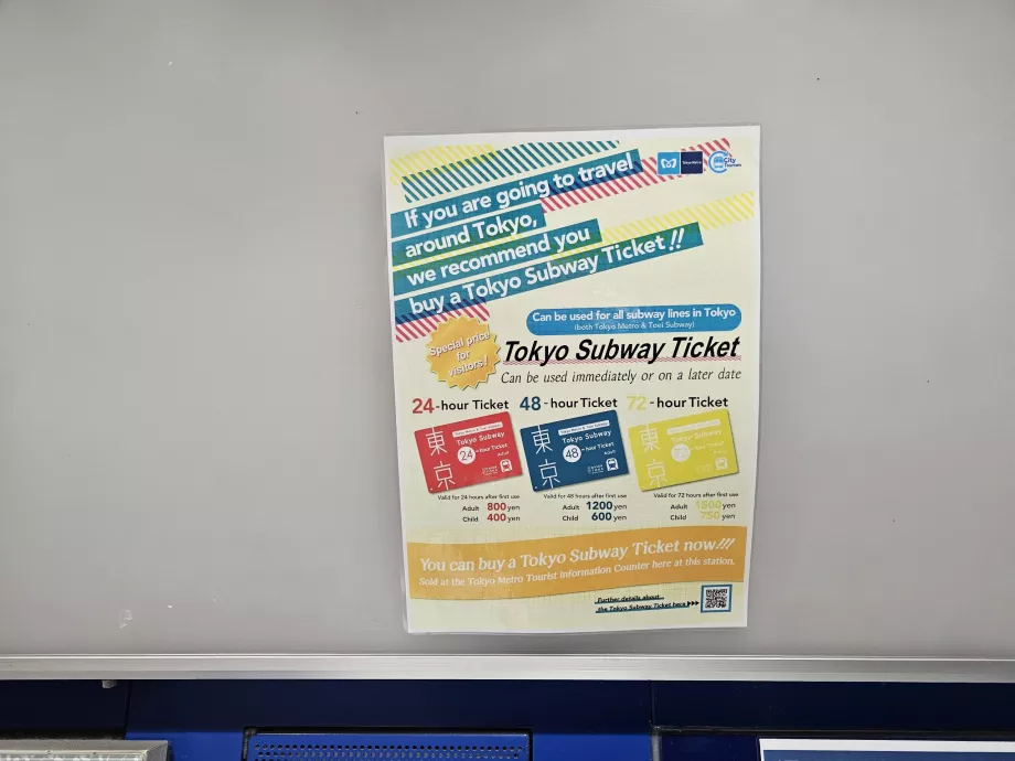Tiket metro harian dan multi-hari