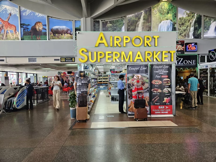 Toko serba ada, zona transit, terminal 2