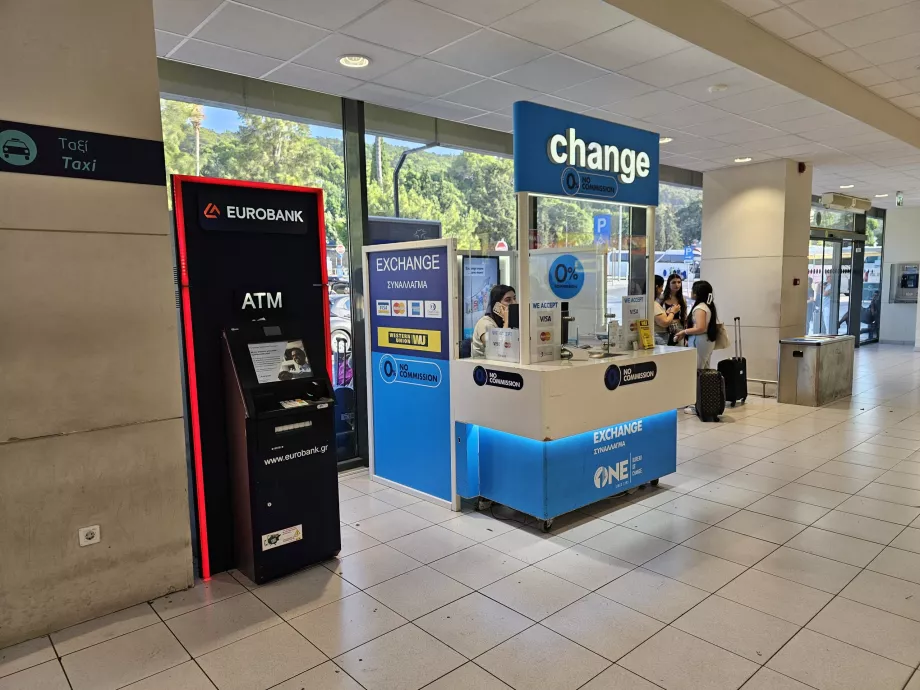 Penukaran mata uang dan ATM Eurobank