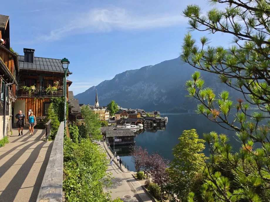 Pemandangan Hallstatt dari Jalan Hallberg