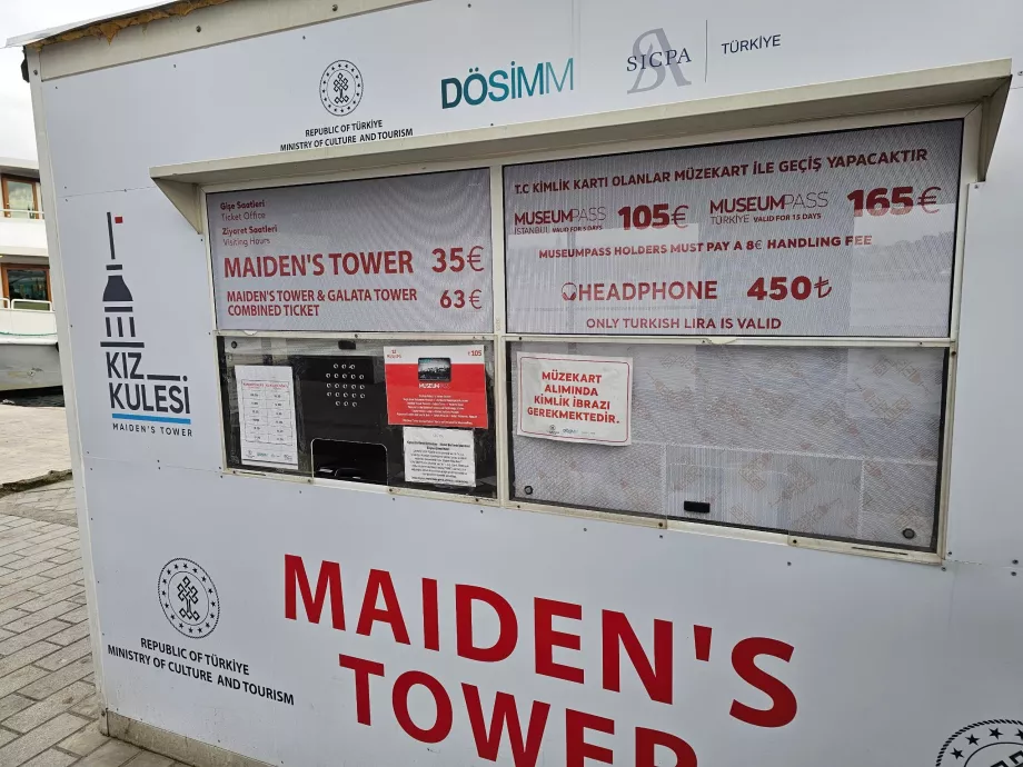 Harga tiket untuk Maiden Tower