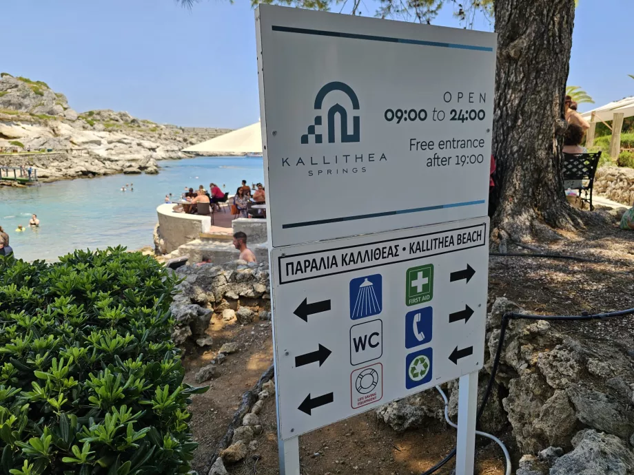 Jam buka Mata Air Kallithea