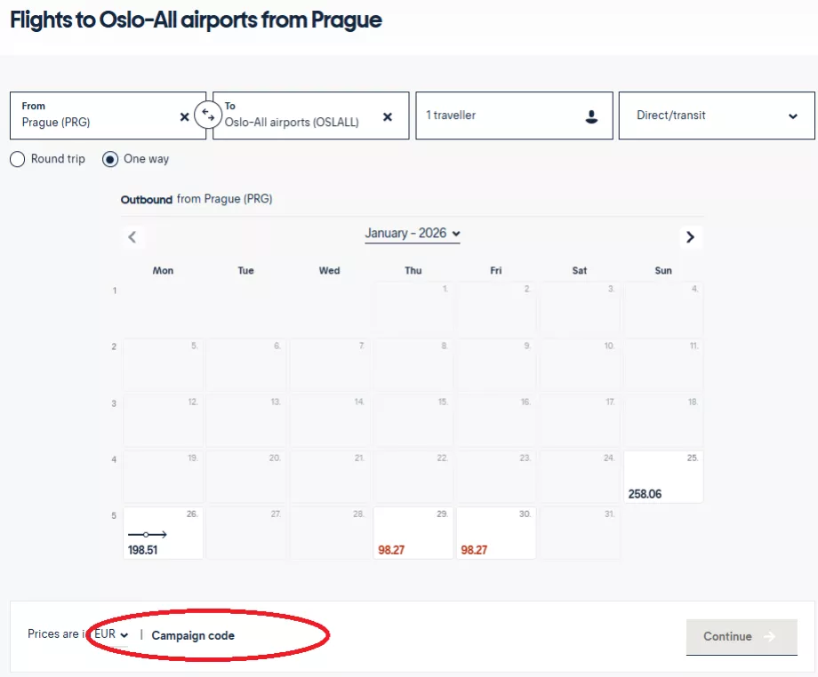 Bidang untuk memasukkan kode promo