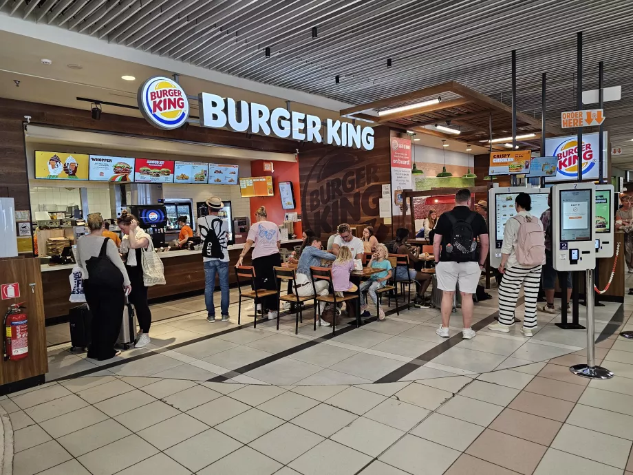 Burger King, zona transit