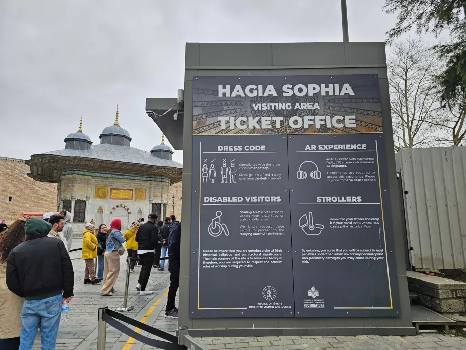 Penjualan Tiket Hagia Sofia