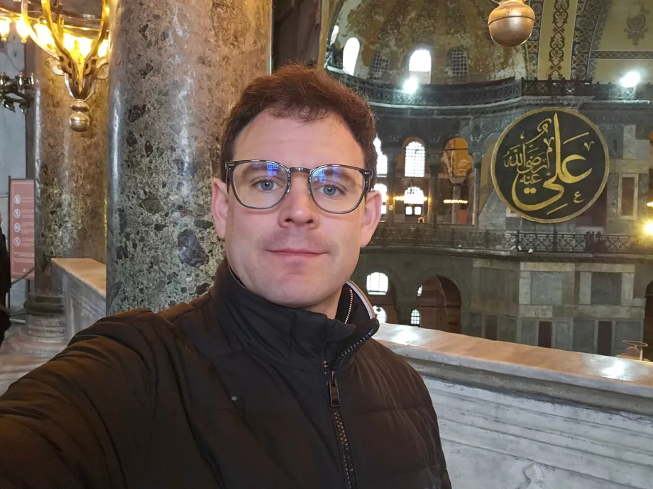 Saya di Masjid Hagia Sofia