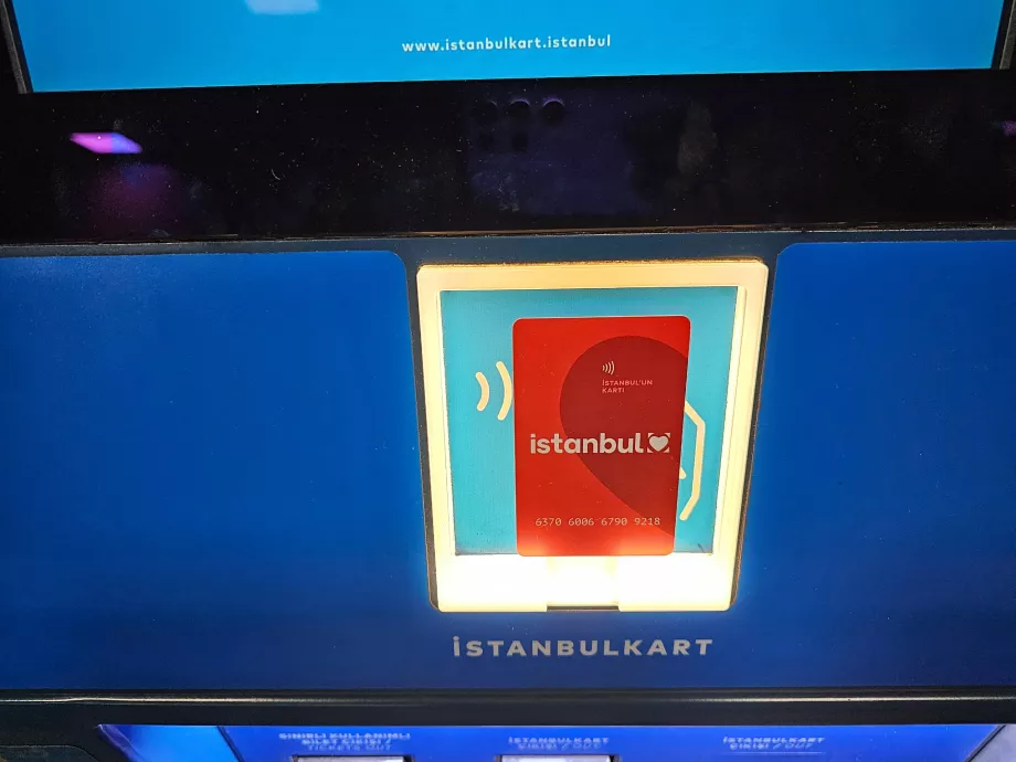 Mesin pengisian ulang IstanbulKart