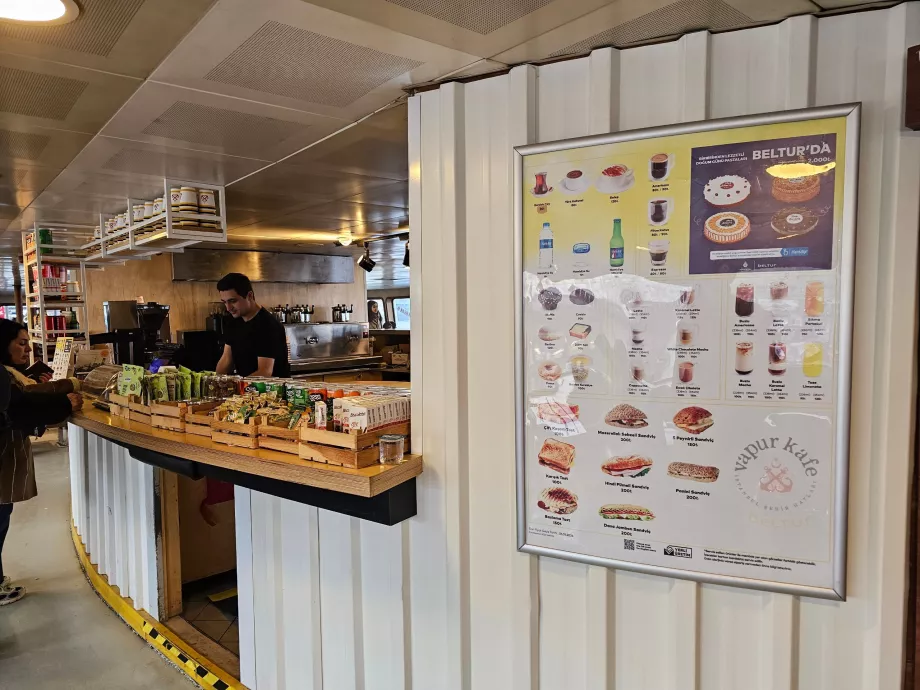 Bistro di atas kapal feri