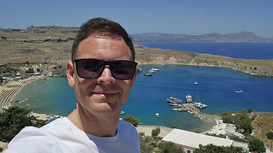 Christopher, Akropolis Lindos