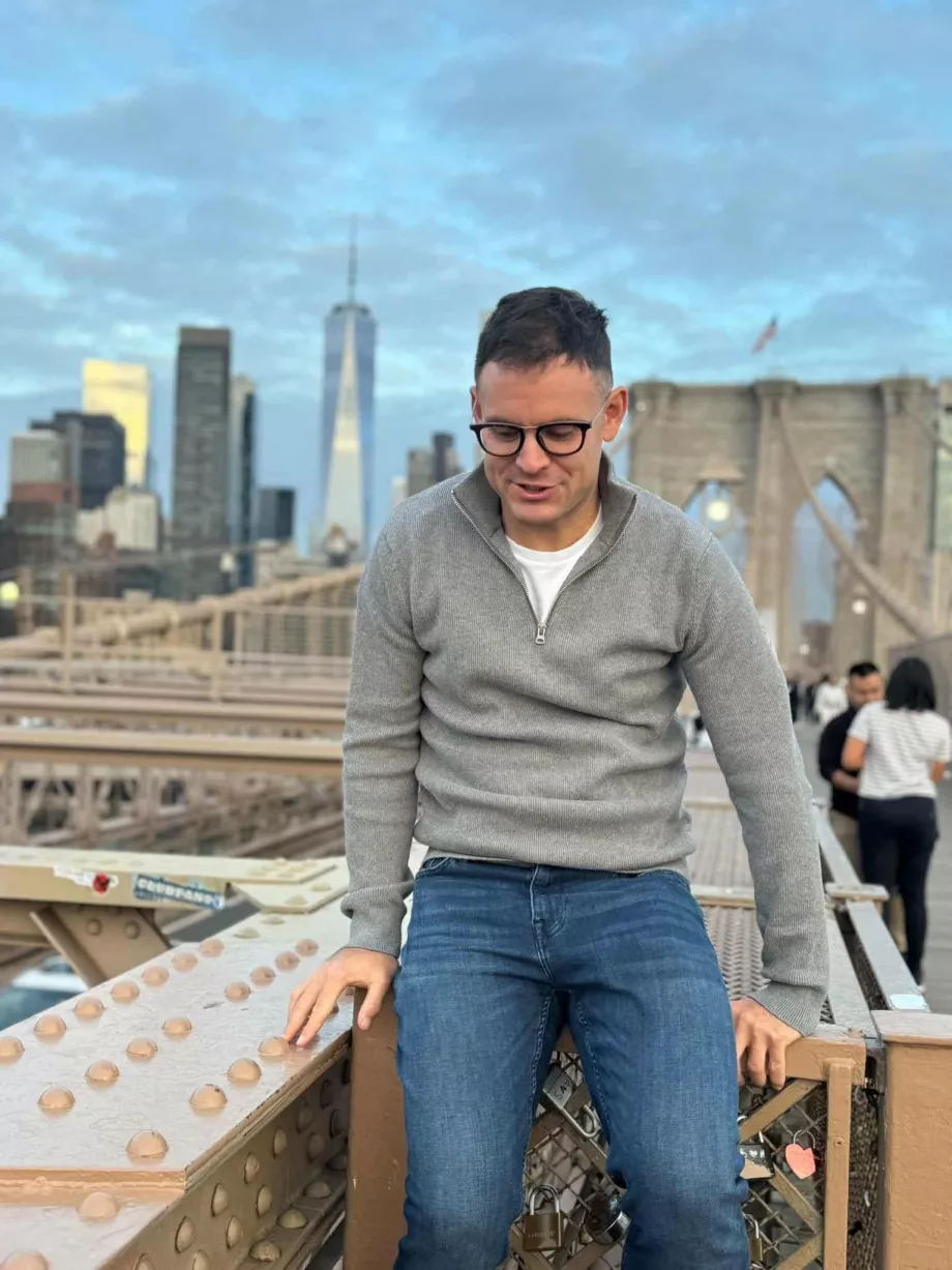 Saya di Jembatan Brooklyn