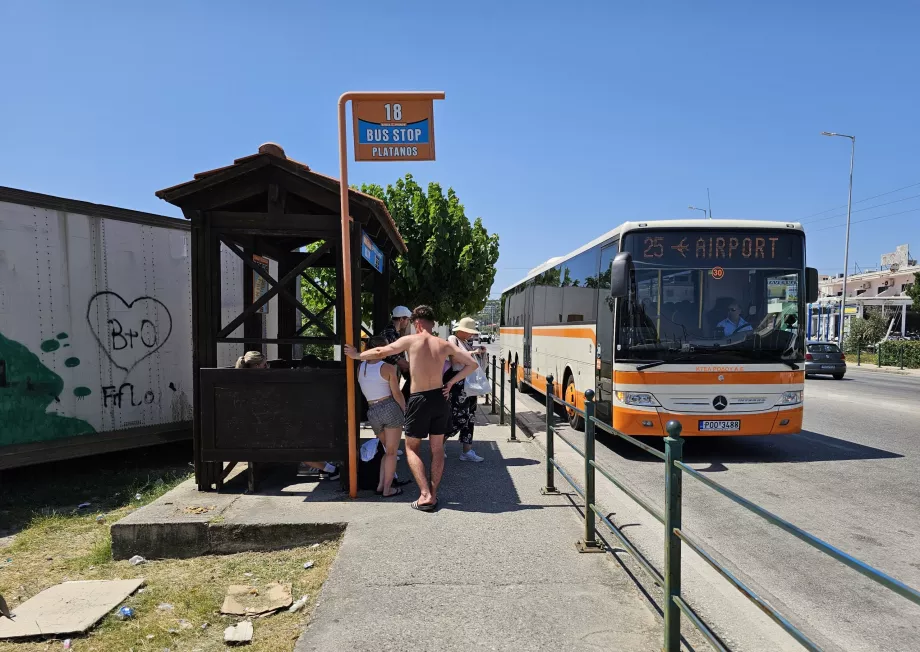 Bus di Faliraki