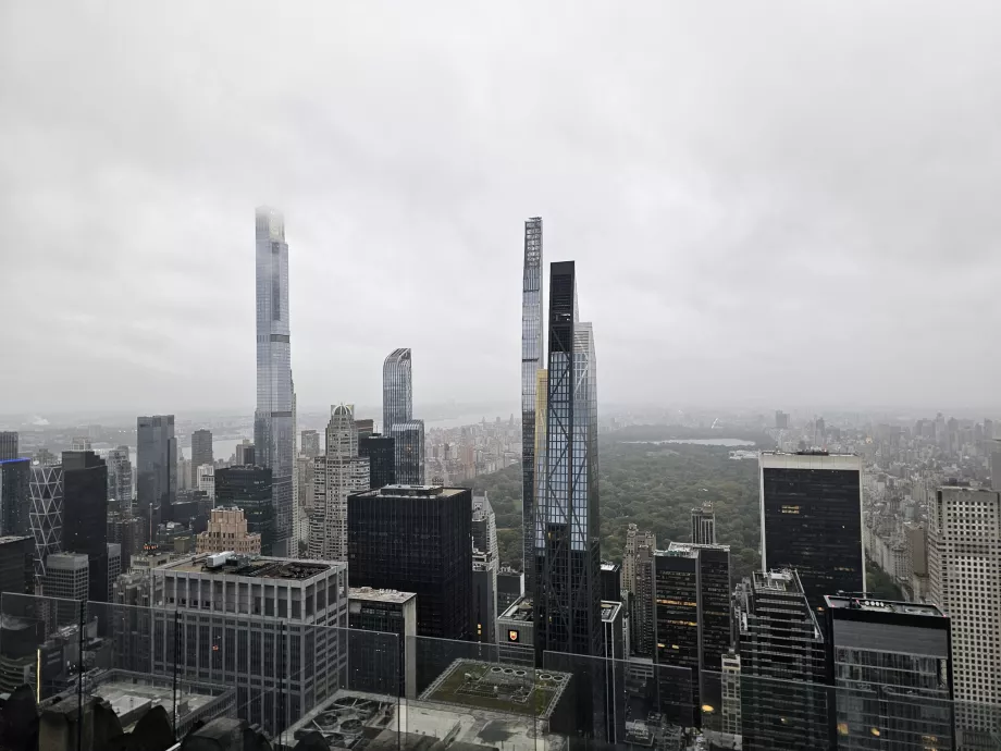 Rockefeller Center - pemandangan ke arah Central Park