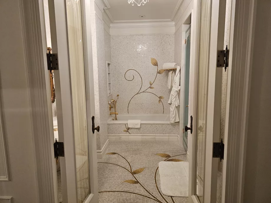 Pemandangan kamar mandi