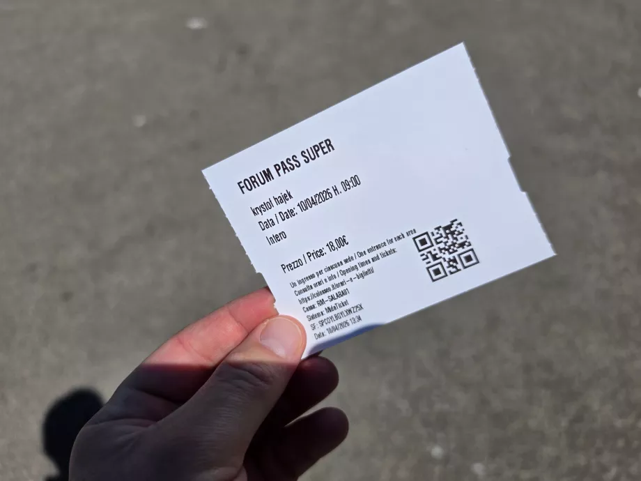 Tiket ke Fora Romana