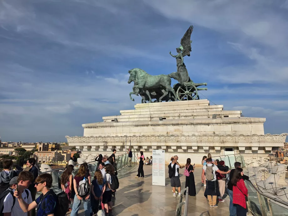 Altare della Patria, bagian berbayar