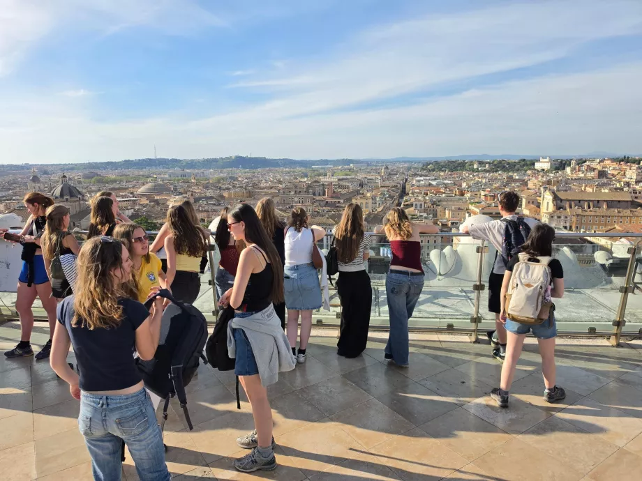 Altare della Patria, bagian berbayar