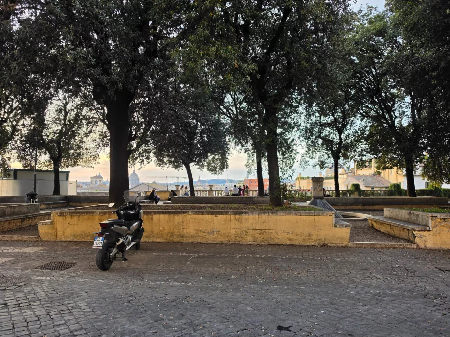 Sudut pandang di Piazza del Campidoglio