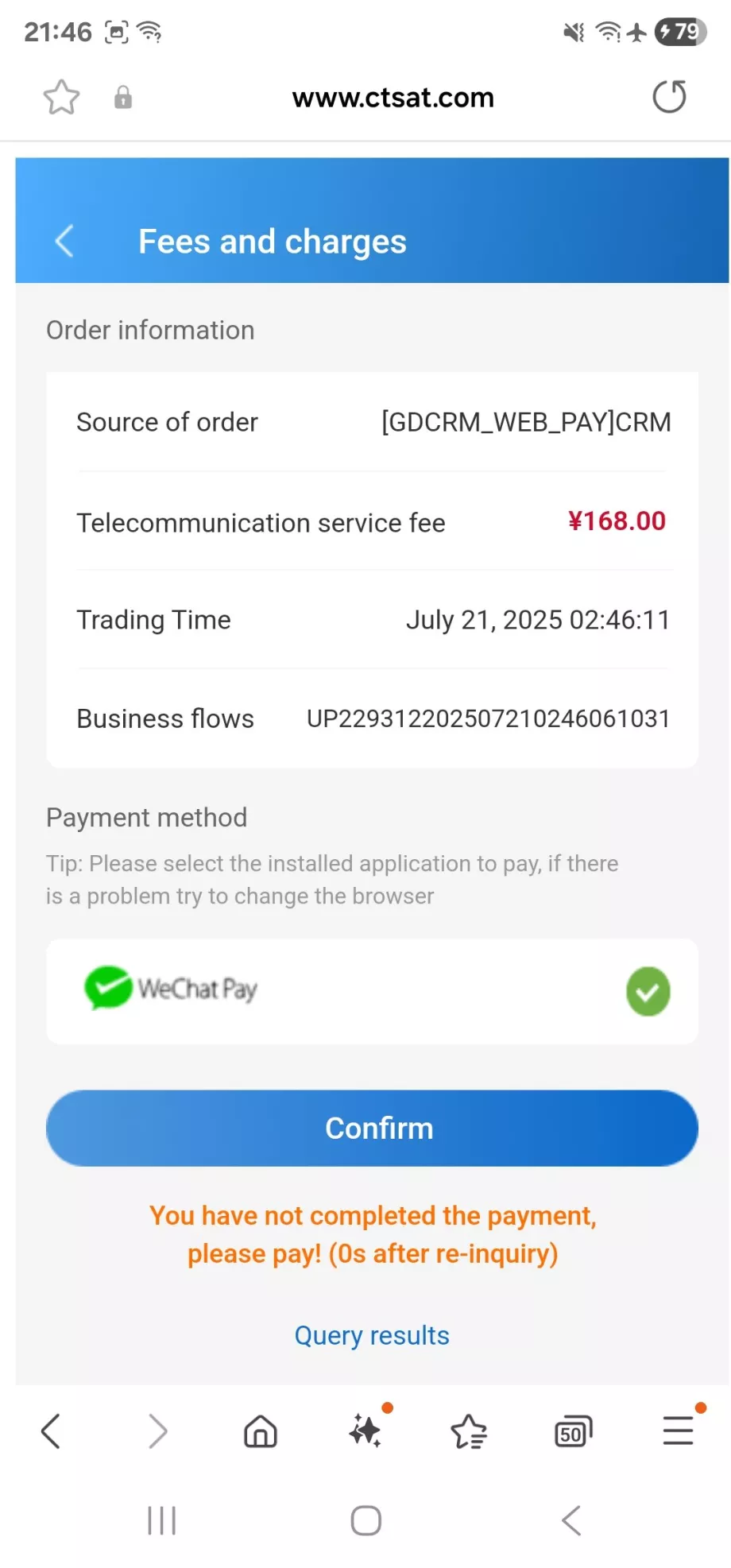 Harga dan pembayaran wi-fi