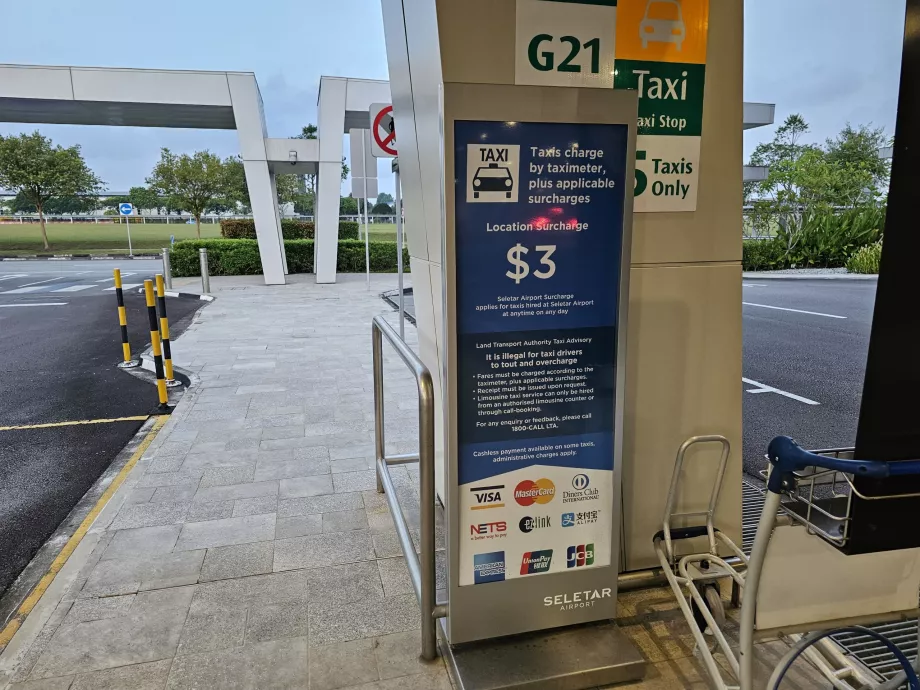 Pembayaran untuk taksi