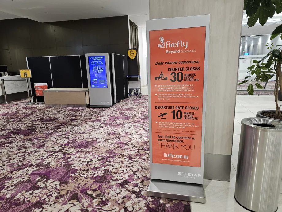 Informasi tentang waktu check-in