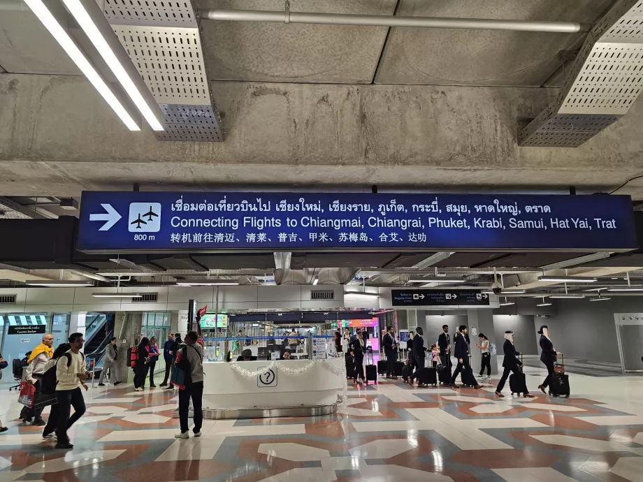 Transfer dari penerbangan internasional ke domestik