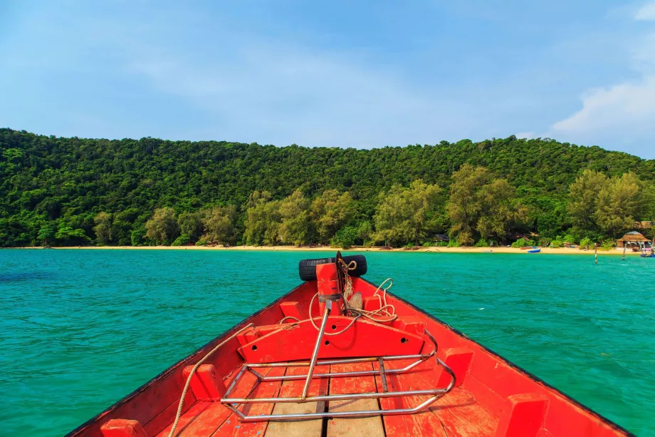 Perahu-perahu di Koh Rong