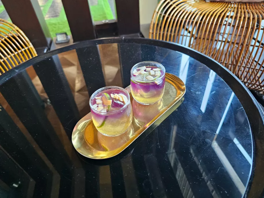 Minuman Selamat Datang pada saat check-in