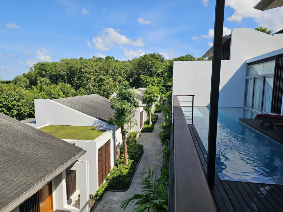 Pemandangan dari vila kami